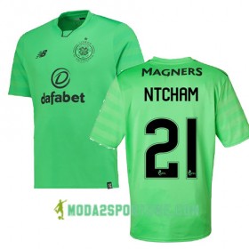 Koszulka Celtic FC OLIVIER NTCHAM Trzeci Stroje Piłkarskie 2017/18 Krótki Rękaw
