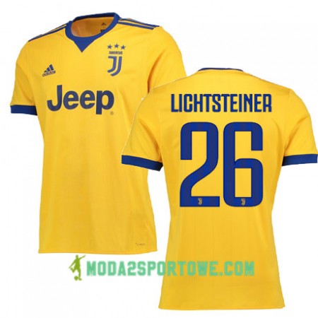 Koszulka Juventus LICHTSTEINER 26 Wyjazdowe Stroje Piłkarskie 2017/18 Krótki Rękaw