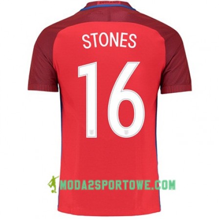 Koszulka Anglia STONES Wyjazdowe Stroje Piłkarskie Euro 2016