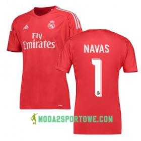 Koszulka Real Madryt NAVAS 1 Wyjazdowe Stroje Piłkarskie 2017/18 Krótki Rękaw