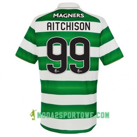 Koszulka Celtic FC JACK AITCHISON Domowe Stroje Piłkarskie 2017/18 Krótki Rękaw