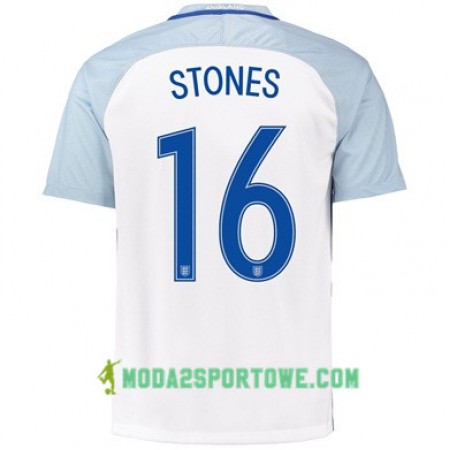 Koszulka Anglia STONES Domowe Stroje Piłkarskie Euro 2016