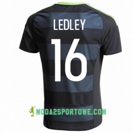 Koszulka Walia JOE LEDLEY Wyjazdowe Stroje Piłkarskie Euro 2016