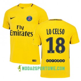 Koszulka Paris SG Giovani Lo Celso 18 Wyjazdowe Stroje Piłkarskie 2017/18 Krótki Rękaw
