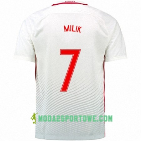 Koszulka Polska ARKADIUSZ MILIK Domowe Stroje Piłkarskie Euro 2016