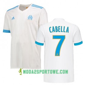 Koszulka Olympique Marsylia REMY CABELLA 7 Domowe Stroje Piłkarskie 2017/18 Krótki Rękaw
