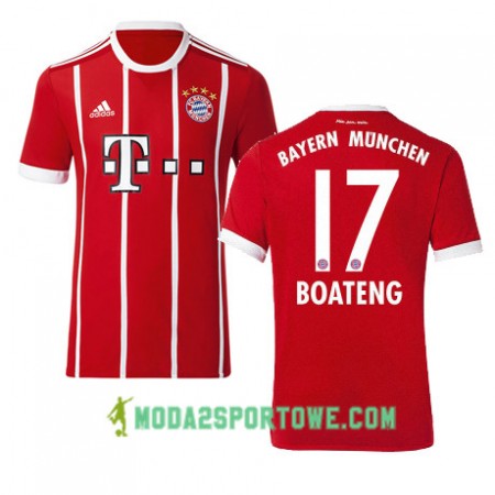 Koszulka Bayern Monachium BOATENG 17 Domowe Stroje Piłkarskie 2017/18 Krótki Rękaw