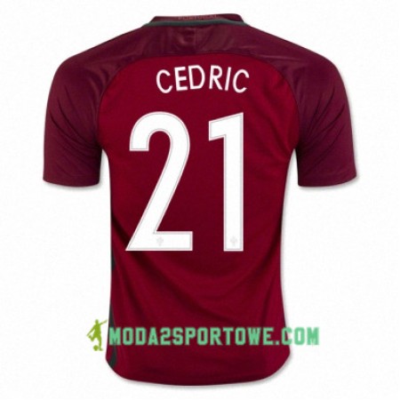 Koszulka Portugalia CEDRIC SOARES Domowe Stroje Piłkarskie Euro 2016