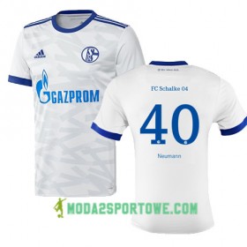 Koszulka FC Schalke 04 Neumann 40 Wyjazdowe Stroje Piłkarskie 2017/18 Krótki Rękaw