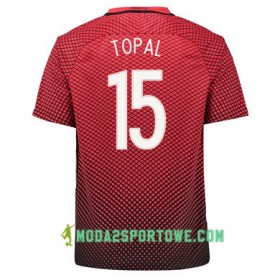 Koszulka Turcja MEHMET TOPAL Domowe Stroje Piłkarskie Euro 2016