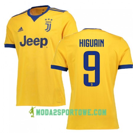 Koszulka Juventus HIGUAIN 9 Wyjazdowe Stroje Piłkarskie 2017/18 Krótki Rękaw