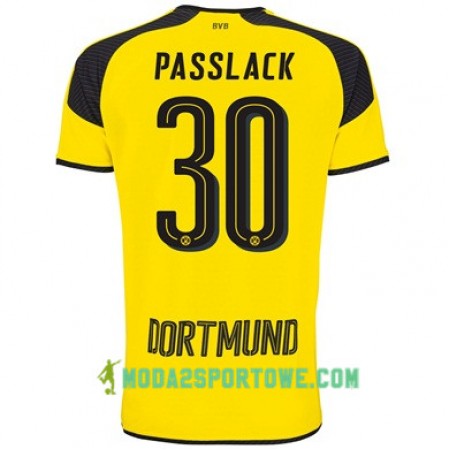 Koszulka Borussia Dortmund PASSLACK 30 Trzeci Stroje Piłkarskie 2017/18 Krótki Rękaw