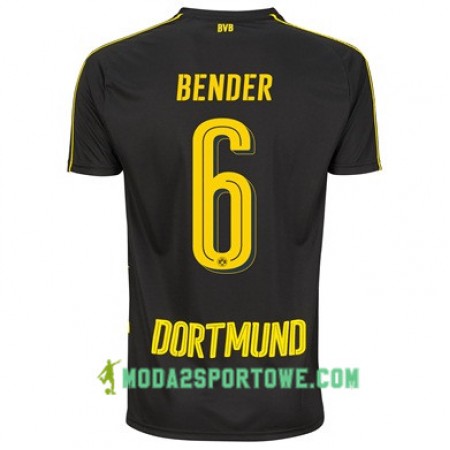 Koszulka Borussia Dortmund BENDER 6 Wyjazdowe Stroje Piłkarskie 2017/18 Krótki Rękaw