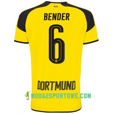 Koszulka Borussia Dortmund BENDER 6 Trzeci Stroje Piłkarskie 2017/18 Krótki Rękaw