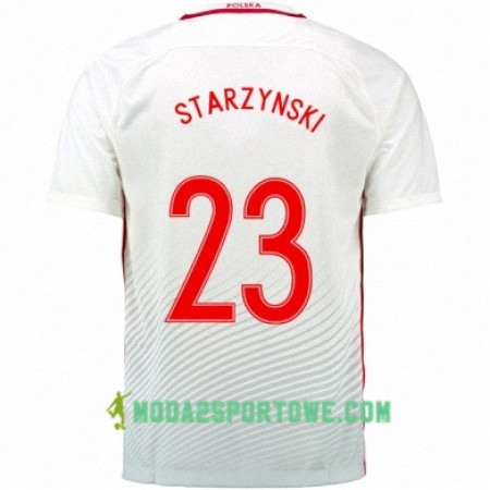 Koszulka Polska FILIP STARZYNSKI Domowe Stroje Piłkarskie Euro 2016