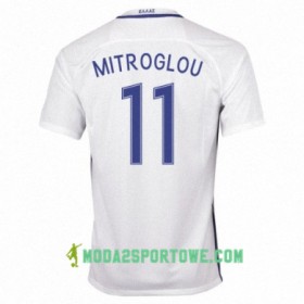 Koszulka Grecja KOSTAS MITROGLOU Domowe Stroje Piłkarskie 2016/17 Krótki Rękaw