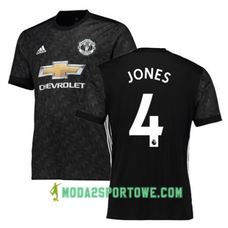 Koszulka Manchester United JONES 4 Wyjazdowe Stroje Piłkarskie 2017/18 Krótki Rękaw