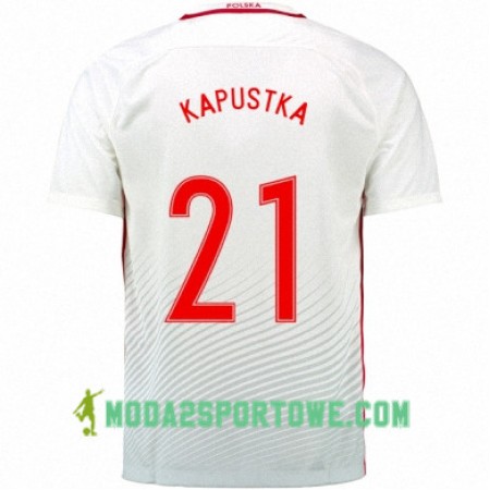 Koszulka Polska BARTOSZ KAPUSTKA Domowe Stroje Piłkarskie Euro 2016