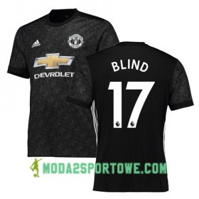 Koszulka Manchester United BLIND 17 Wyjazdowe Stroje Piłkarskie 2017/18 Krótki Rękaw