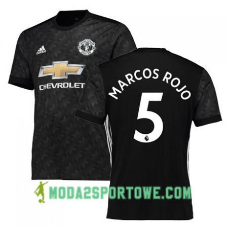 Koszulka Manchester United MARCOS ROJO 5 Wyjazdowe Stroje Piłkarskie 2017/18 Krótki Rękaw