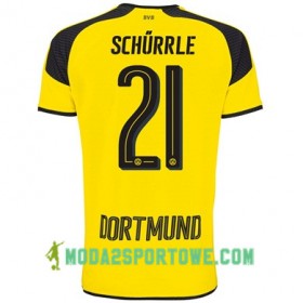 Koszulka Borussia Dortmund SCHURRLE 21 Trzeci Stroje Piłkarskie 2017/18 Krótki Rękaw