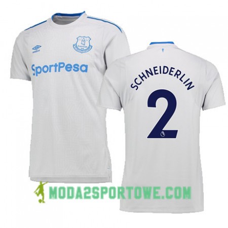 Koszulka Everton SCHNEIDERLIN Wyjazdowe Stroje Piłkarskie 2017/18 Krótki Rękaw