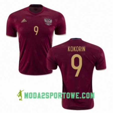 Koszulka Rosja ALEKSANDR KOKORIN Domowe Stroje Piłkarskie Euro 2016
