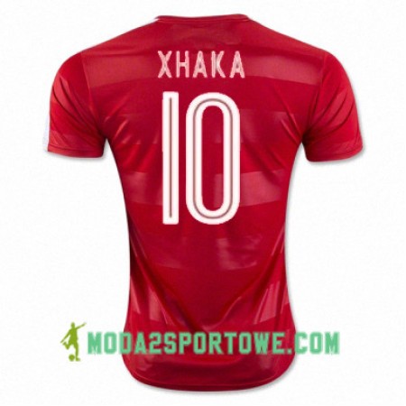 Koszulka Szwajcaria GRANIT XHAKA Domowe Stroje Piłkarskie Euro 2016
