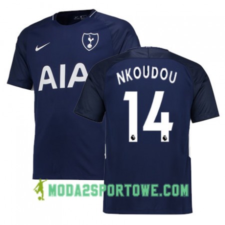 Koszulka Tottenham Hotspur NKoudou 14 Wyjazdowe Stroje Piłkarskie 2017/18 Krótki Rękaw