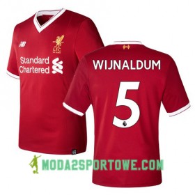 Koszulka Liverpool WIJNALDUM 5 Domowe Stroje Piłkarskie 2017/18 Krótki Rękaw