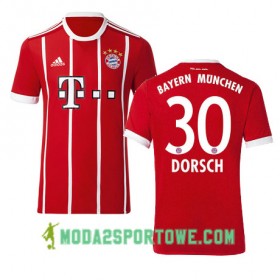 Koszulka Bayern Monachium DORSCH 30 Domowe Stroje Piłkarskie 2017/18 Krótki Rękaw