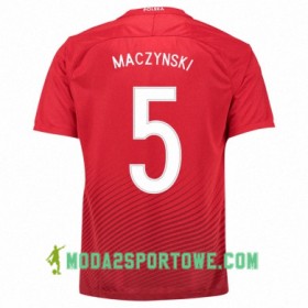 Koszulka Polska KRZYSZTOF MACZYNSKI Wyjazdowe Stroje Piłkarskie Euro 2016