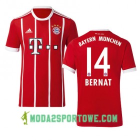 Koszulka Bayern Monachium BERNAT 14 Domowe Stroje Piłkarskie 2017/18 Krótki Rękaw