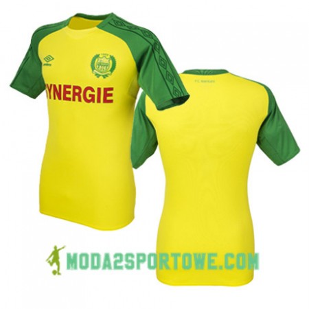 Koszulka FC Nantes Domowe Stroje Piłkarskie 2017/18 Krótki Rękaw