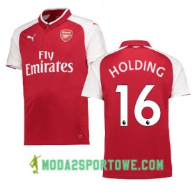 Koszulka Arsenal HOLDING 16 Domowe Stroje Piłkarskie 2017/18 Krótki Rękaw