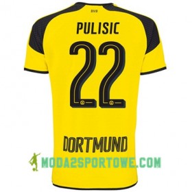 Koszulka Borussia Dortmund PULISIC 22 Trzeci Stroje Piłkarskie 2017/18 Krótki Rękaw
