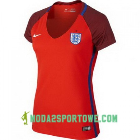 Koszulka Anglia Damska Wyjazdowe Stroje Piłkarskie Euro 2016