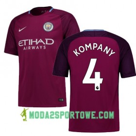 Koszulka Manchester City KOMPANY 4 Wyjazdowe Stroje Piłkarskie 2017/18 Krótki Rękaw
