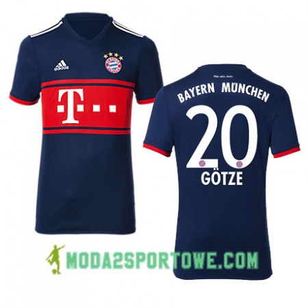 Koszulka Bayern Monachium FELIX GOTZE 20 Wyjazdowe Stroje Piłkarskie 2017/18 Krótki Rękaw