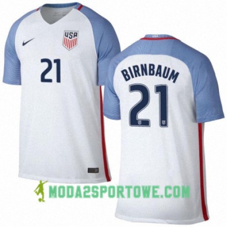 Koszulka Stany Zjednoczone STEVE BIRNBAUM Domowe Stroje Piłkarskie 2016/17 Krótki Rękaw