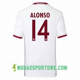 Koszulka Bayern Monachium ALONSO 14 Trzeci Stroje Piłkarskie 2017/18 Krótki Rękaw