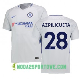 Koszulka Chelsea AZPILICUETA 28 Wyjazdowe Stroje Piłkarskie 2017/18 Krótki Rękaw
