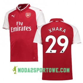 Koszulka Arsenal XHAKA 29 Domowe Stroje Piłkarskie 2017/18 Krótki Rękaw