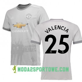 Koszulka Manchester United VALENCIA 25 Trzeci Stroje Piłkarskie 2017/18 Krótki Rękaw