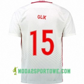 Koszulka Polska KAMIL GLIK Domowe Stroje Piłkarskie Euro 2016
