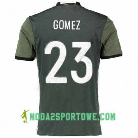 Koszulka Niemcy MARIO GOMEZ Wyjazdowe Stroje Piłkarskie Euro 2016