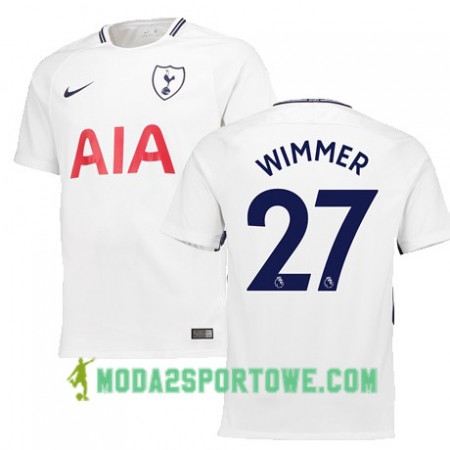 Koszulka Tottenham Hotspur WIMMER 27 Domowe Stroje Piłkarskie 2017/18 Krótki Rękaw