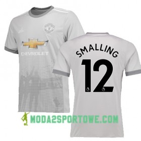 Koszulka Manchester United SMALLING 12 Trzeci Stroje Piłkarskie 2017/18 Krótki Rękaw
