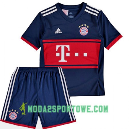 Koszulka Bayern Monachium Dziecięcy Wyjazdowe Stroje Piłkarskie 2017/18 Krótki Rękaw