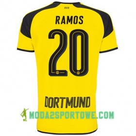 Koszulka Borussia Dortmund RAMOS 20 Trzeci Stroje Piłkarskie 2017/18 Krótki Rękaw